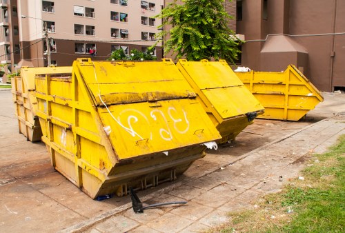 Professional rubbish clearance team in South London