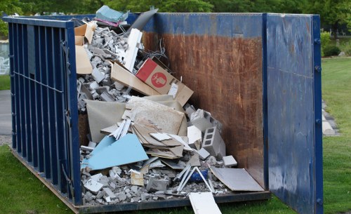 Professionals performing garage clearance in South London