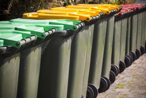 Garden clearance tools and equipment used by experts